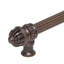 Cricket Cage 22 inches c.c. with 5/8 reeded center long pull small finial in Platinum-209983174-209983175