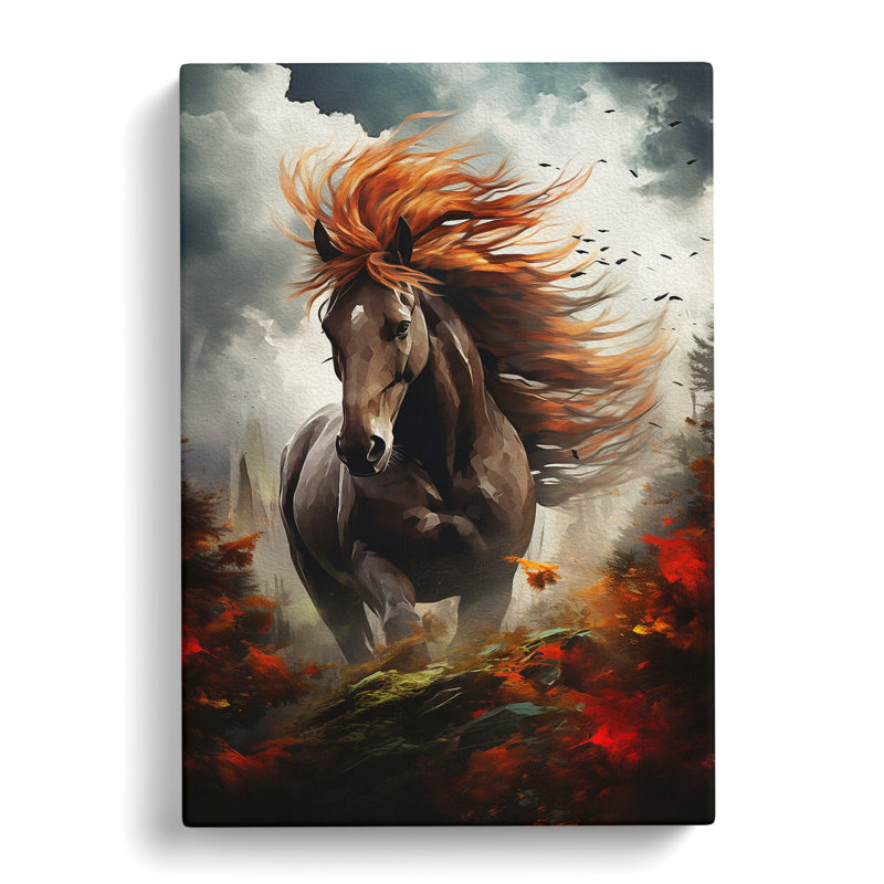 Pony No.2 - No Frame Print, 50cm H x 35cm W x 3cm D