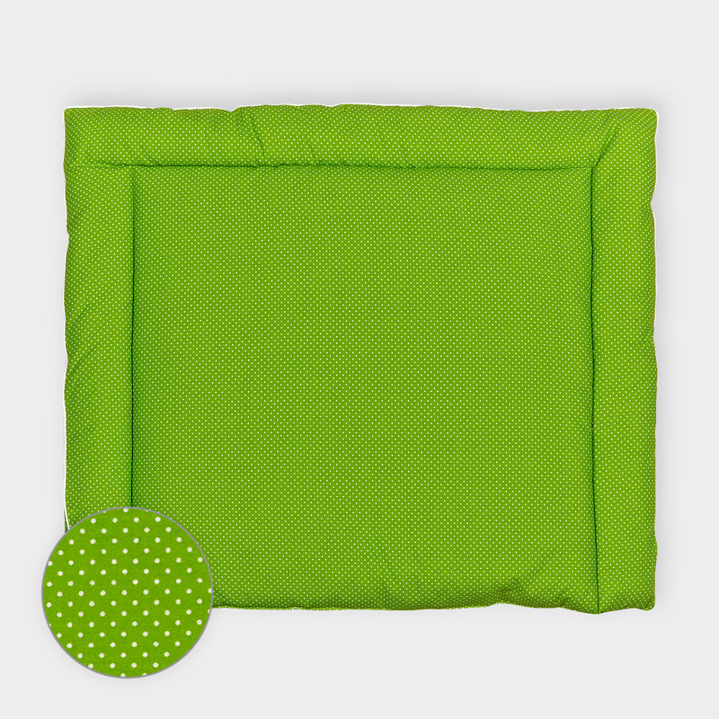 Cotton Changing Mat, 78cm H x 78cm W x 4cm D, Green