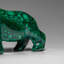 Genuine Polished Malachite Rhino Carving (196.6 Grams)
