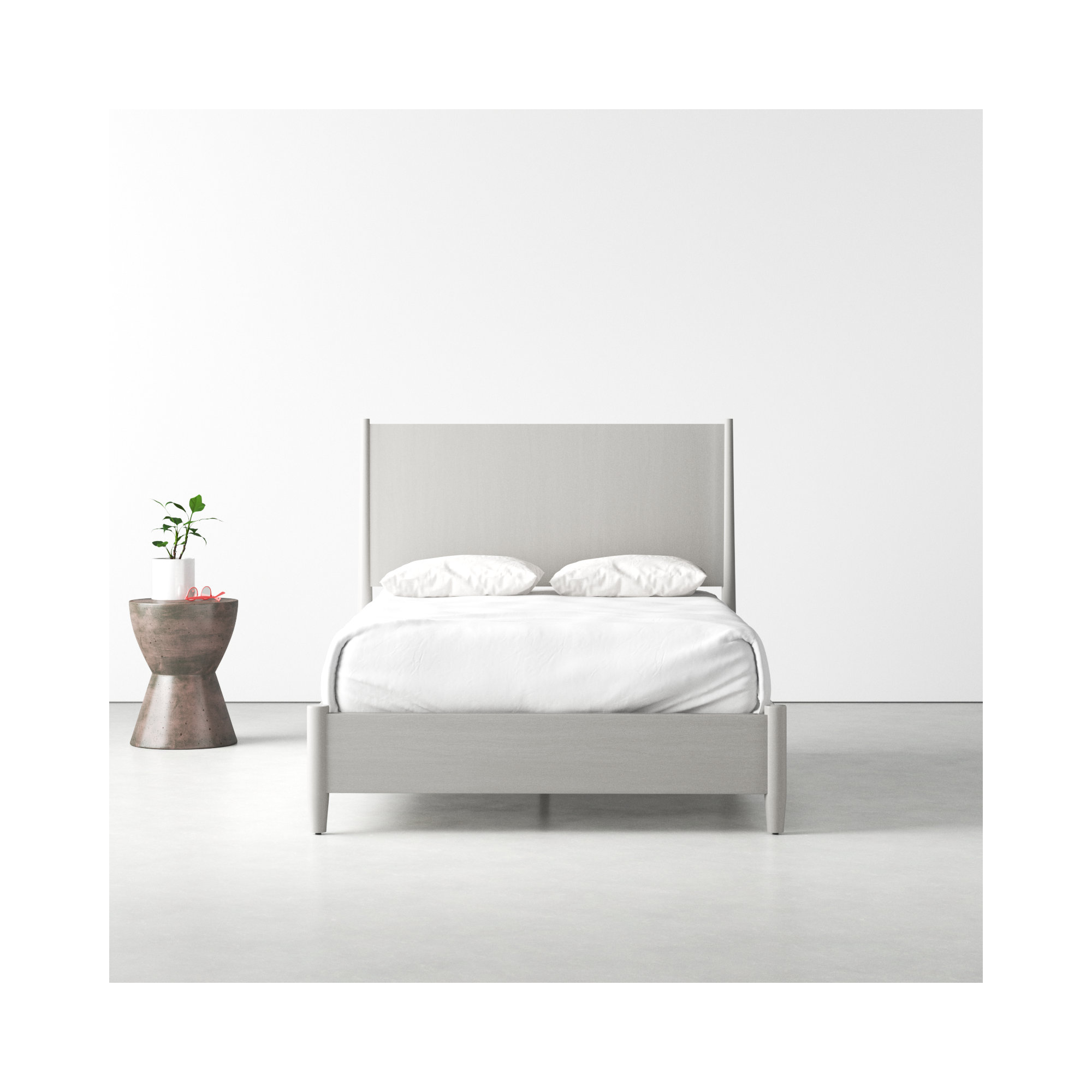 Williams Panel Bed, Full, Gray