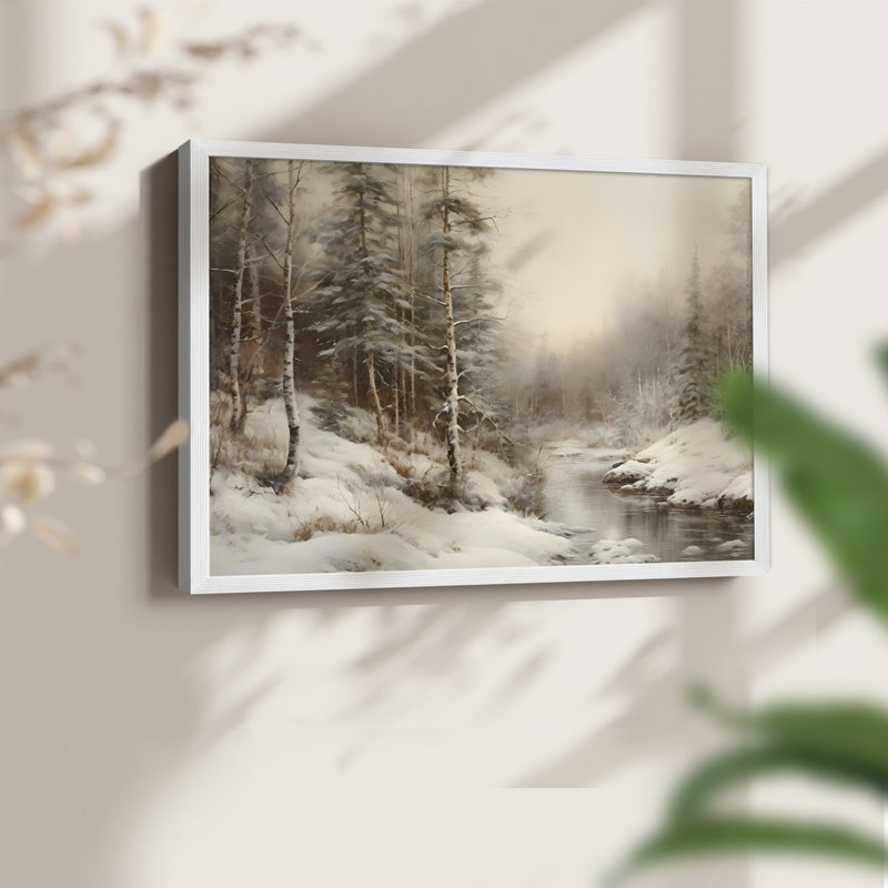 Paysages rétro-DCCDXL-Reproduction encadrée - réversible, H 11 po x l 14 po, Blanc