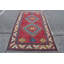 Tapis turc Oushak fait à la main dans des tons de rouge vif pour la chambre à coucher et la décoration intérieure rouge / beige