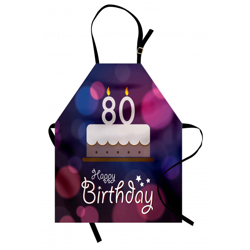 Tablier d’anniversaire 80th