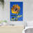 Sunflower And Blue Sky - 1 Piece Rectangle Graphic Art Print On Wrapped Canvas-1178066649