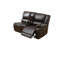 Canapé modulaire inclinable en faux cuir Khalil