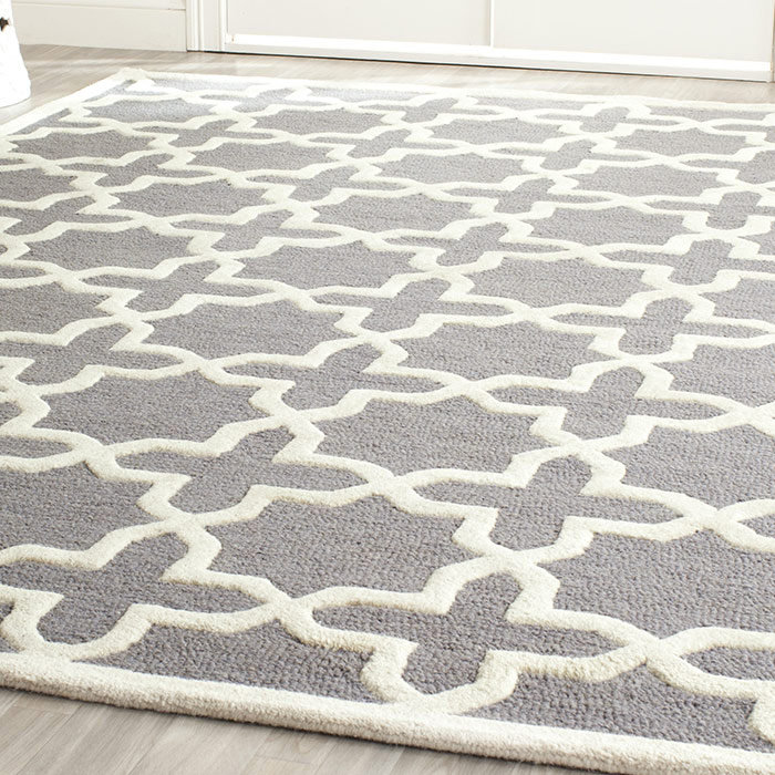 Igna Hand Tufted Wool Geometric Rug