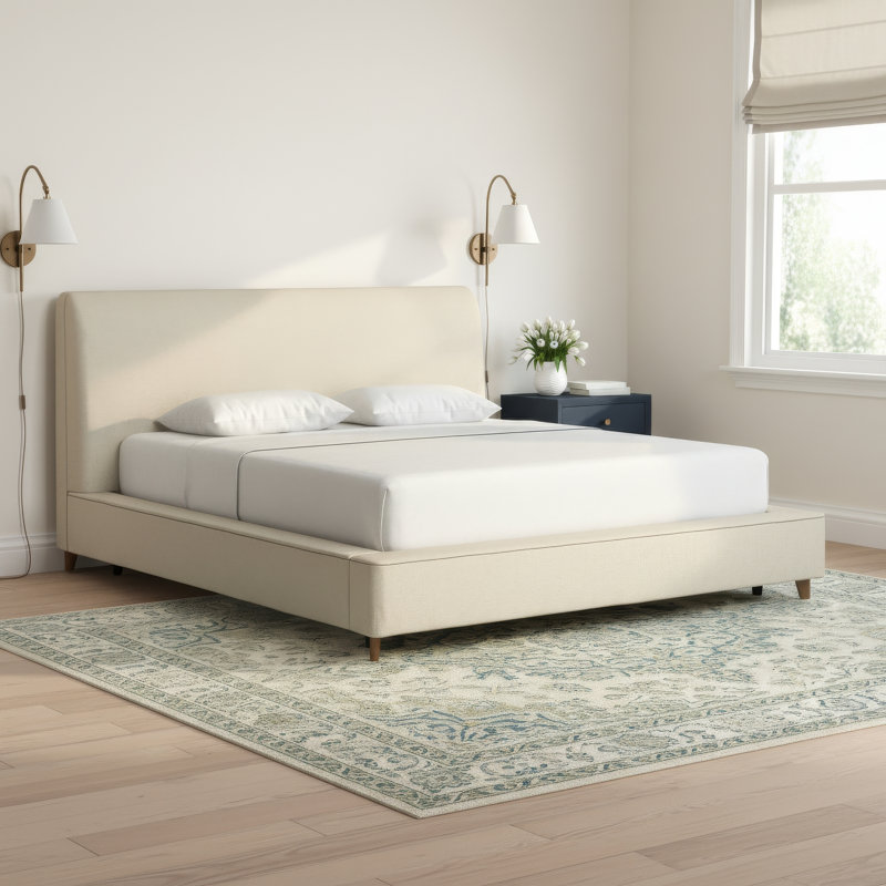 Upholstered Platform Bed, California King
