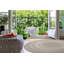 Round SunPrairie 120cm X 120cm Indoor / Outdoor Area Rug