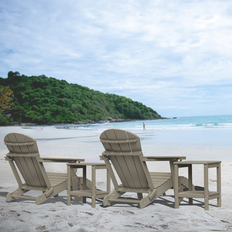 Adirondack Chairs FUNBERRY Foldable Adirondack Ottoman Sturdy