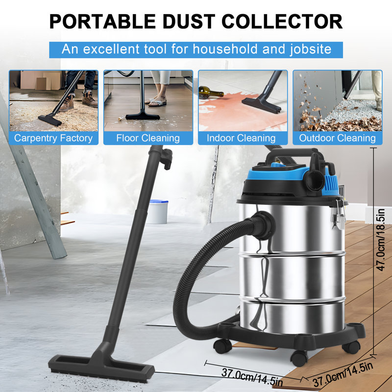 Vecelo 3-in-1 Wet/Dry Vacuum with Blower