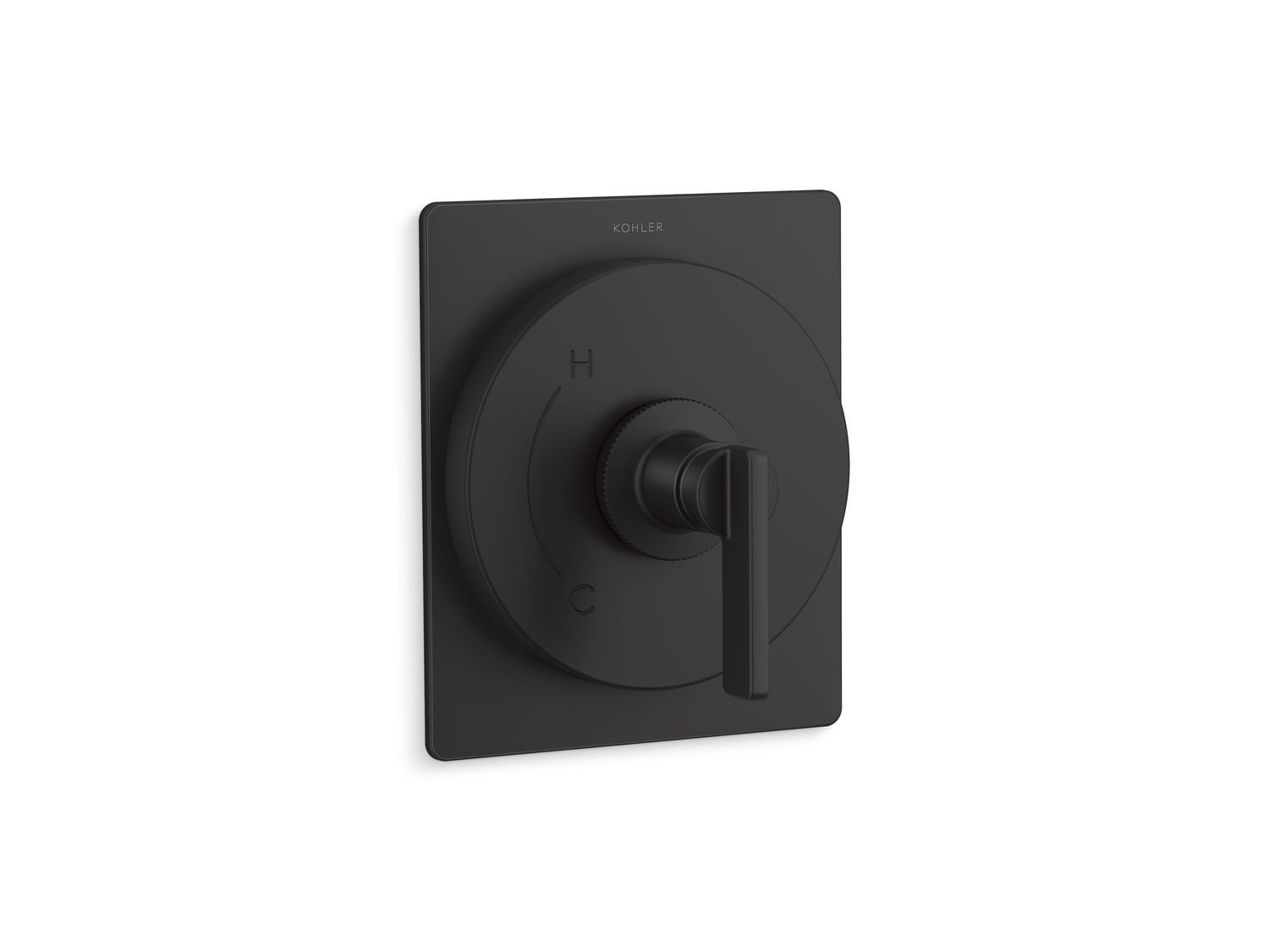 Castia Rite-Temp Valve Trim, Matte Black