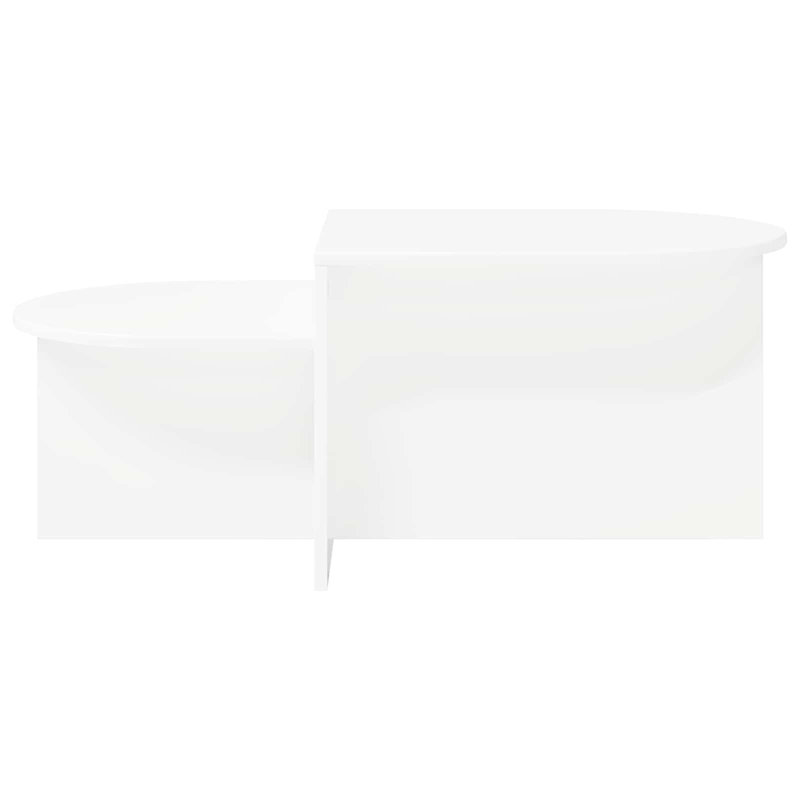 Coffee Table, 40cm H x 100cm L x 50cm W, White