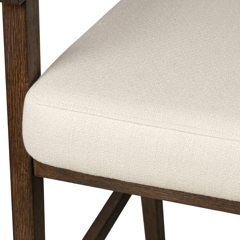 Revêtement en tissu Maven Lane Chloe, Brun, Tabouret de bar (siège d'une hauteur de 30,2 po)
