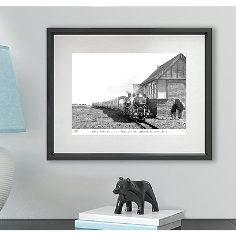 Dungeness, Romney, Hythe And Dymchurch Railway C1960 - Single Picture Frame Print, 45cm H x 60cm W x 2.3cm D