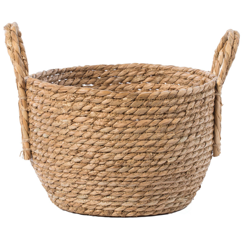 Panier en osier, H 7,5 po x l 11,58 po x P 11,5 po