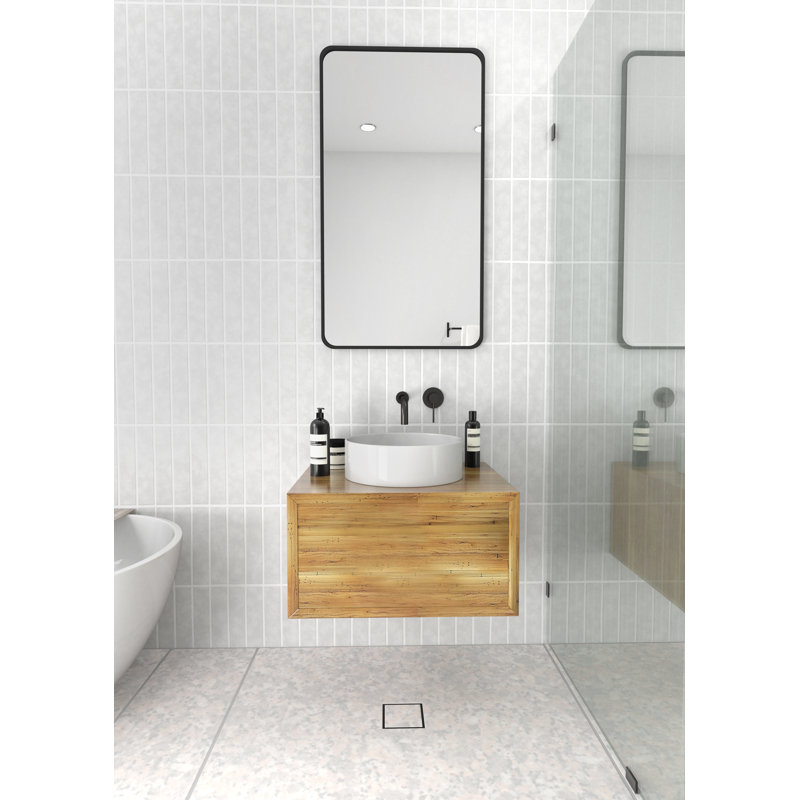 Trinity Metal Mirror, Black