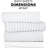 Fralick Ribbed Turkish Cotton Bath Sheet Set-526073330