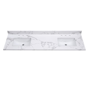 73'' Double Bathroom Vanity Top with Sink
