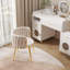 Dining Chairs White Velvet Barrel Back Dining Room Chair Round Accent Chair Velvet Upholstery