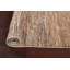 Tapis brun en laine noué à la main de conception unique 3 pi 11 po x 6 pi 2 po New Age