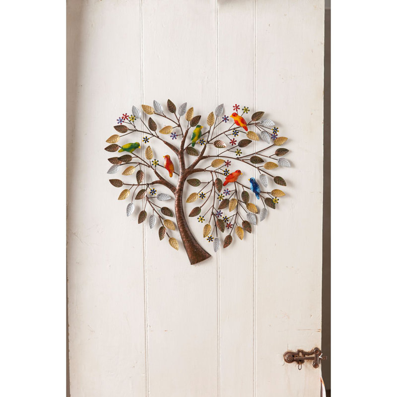Décoration murale cœur d'arbre