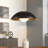 Lebone 1 - Light Matte Black Bowl Pendant (17.7'')-2117993594