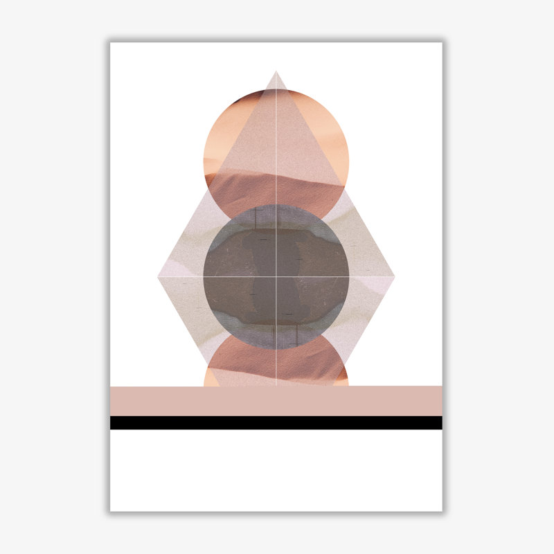 Abstract Sandstorm 3 - Print, No Frame, 85 cm H x 60 cm W x 1 cm D