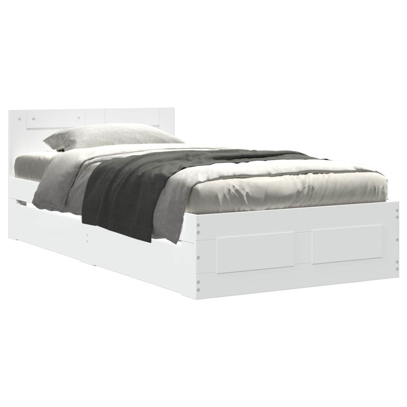 Bed Frame, White