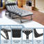 Lit de bébé pliable, lit pliant réglable à 5 positions avec matelas et oreiller à 2 côtés