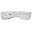 Canapé modulaire inclinable 6 pièces avec méridienne-111010333
