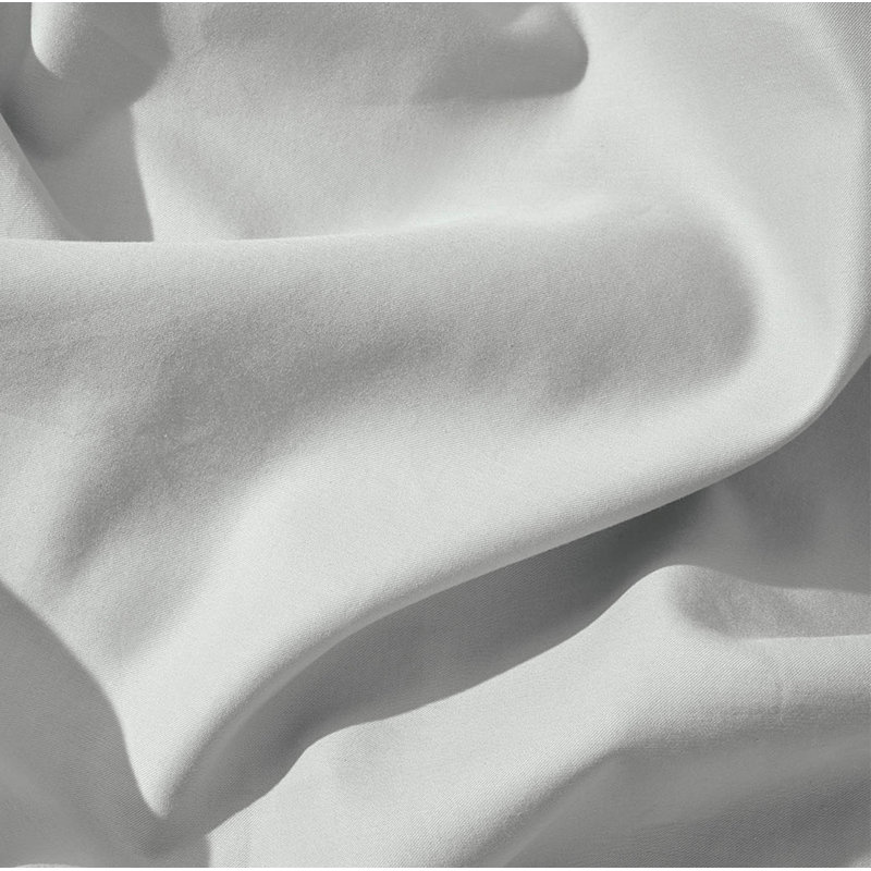 Percale Hemmed Sheet Set, Queen Sheet Set with 2 Standard Pillowcases, Shore