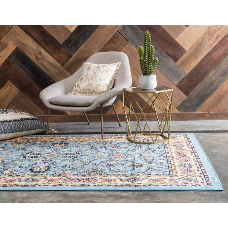 Hanan Floral Indoor Rug, Rectangle 6'1" x 9'