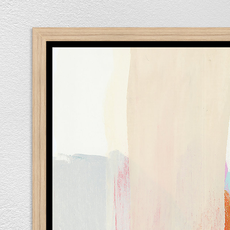 «Push Pop II» par Rick Kane, peinture sur toile, H 37,75 po x l 37,75 po, Image au gel brossé