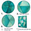 Turquoise Triangles I - formes abstraites, art mural, salon-95869898-95869897