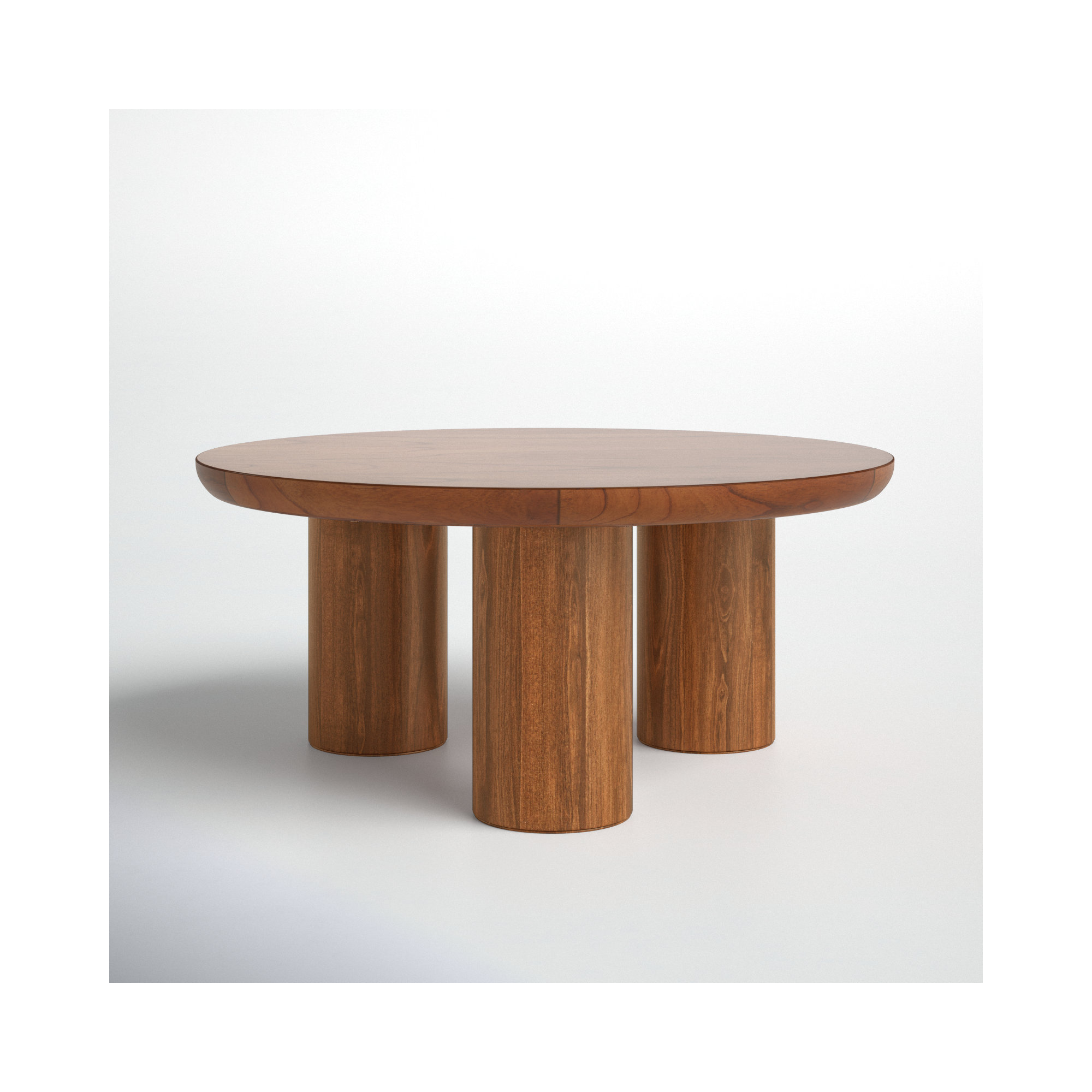 Aicha Single Coffee Table, Light Brown