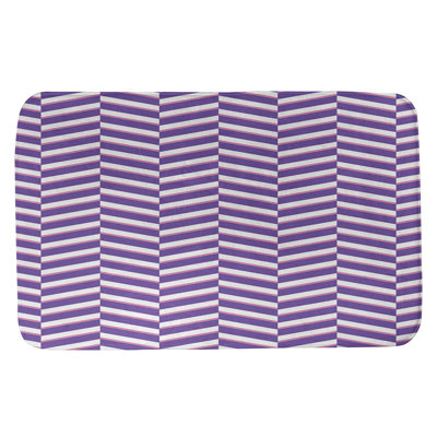 Tapis de bain à rayures rectangulaires anti-dérapant fractures