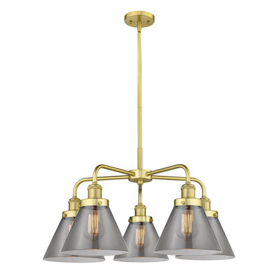 Lustre suspendu 5 lumières Cone