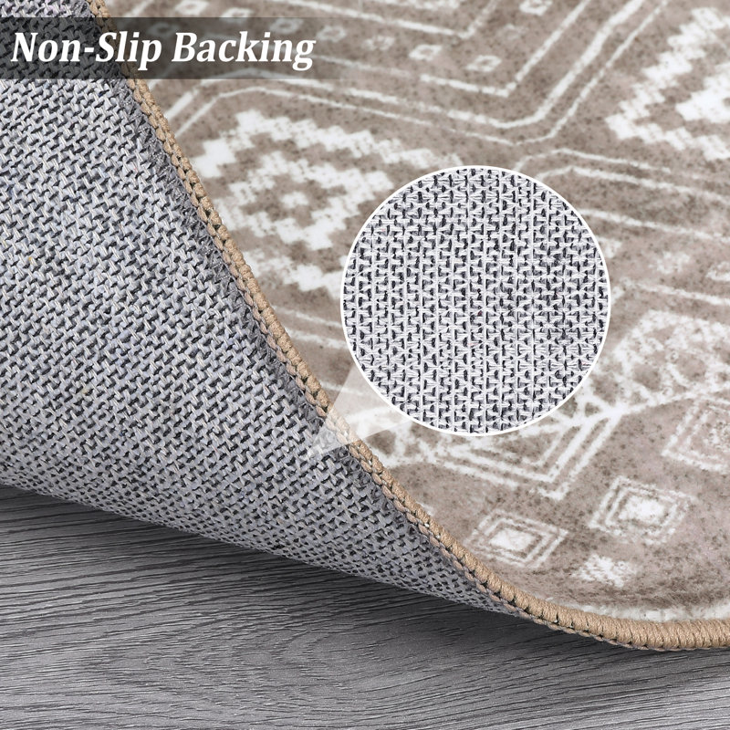 Klyde Washable Southwestern Indoor Rug, Runner 2' x 6'