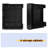 79'' Tall 4-In-1 Wooden Hall Tree - Entryway Coat Rack With Bench, 4 Hooks, 6 Storage Cabinets & Adjustable Shelf(Black)-1674257233