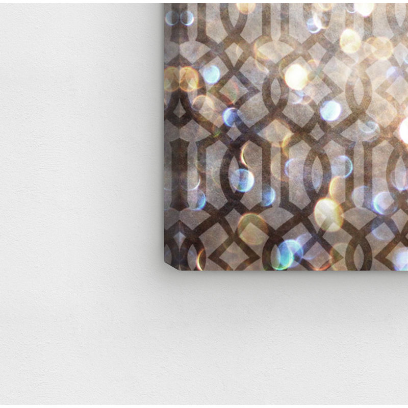 « Floresque », impression d'art graphique, Toile tendue, H 24 po x l 24 po