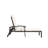 Adjustable Aluminium Cast Lounge Chair In Beige With Cross Weave And Rolling Wheels, Material, Package Depth 41.73 In, Width 24.41 Height 12.99 Weight 40.79 Lb , Weave,