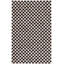 Tapis en cuir noir / ivoire Mahsa Studio-1291479120