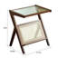 Table d'appoint avec rangement - Table de chevet idéale pour le salon, design compact et élégant, style table de nuit.