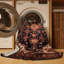 Machine Washable Turkish Brown Area Rug-1530069141