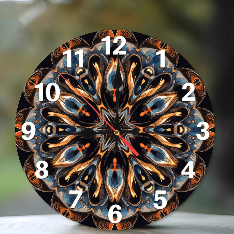 Colorful Decorative Round Wall Clock