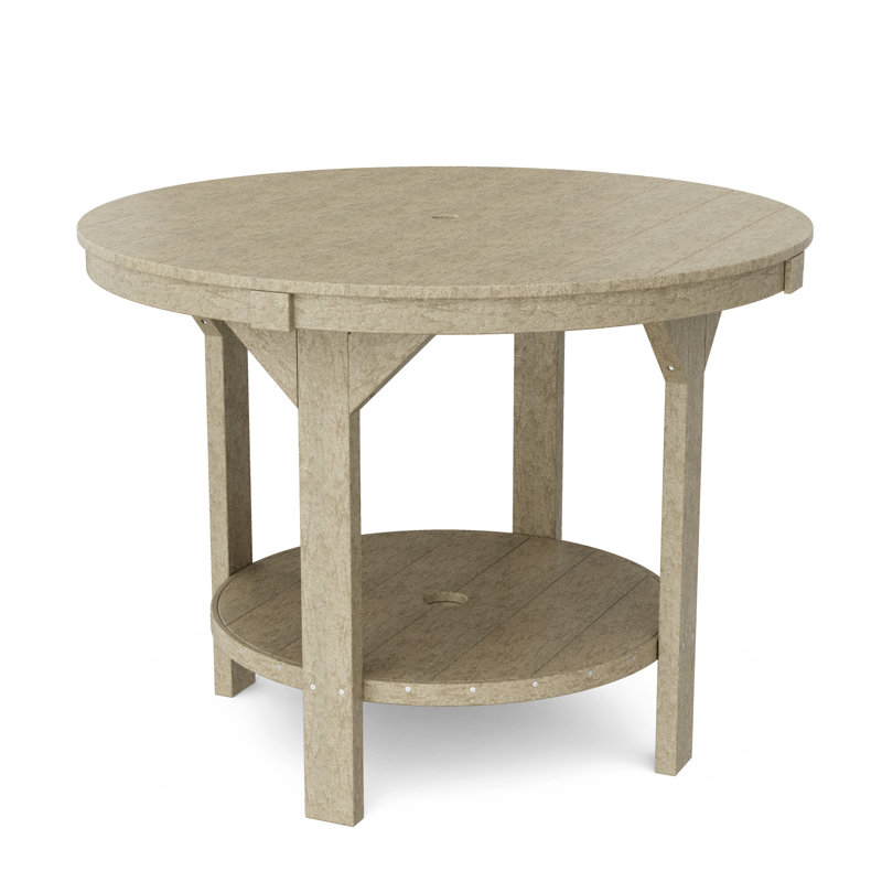 Heritage 48" Pub Table, Weathered Wood