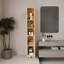 Armoire haute et mince en bambou naturel grande capacité