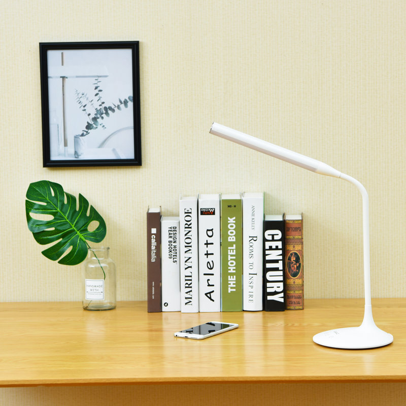 Lampe de bureau blanche 15 po