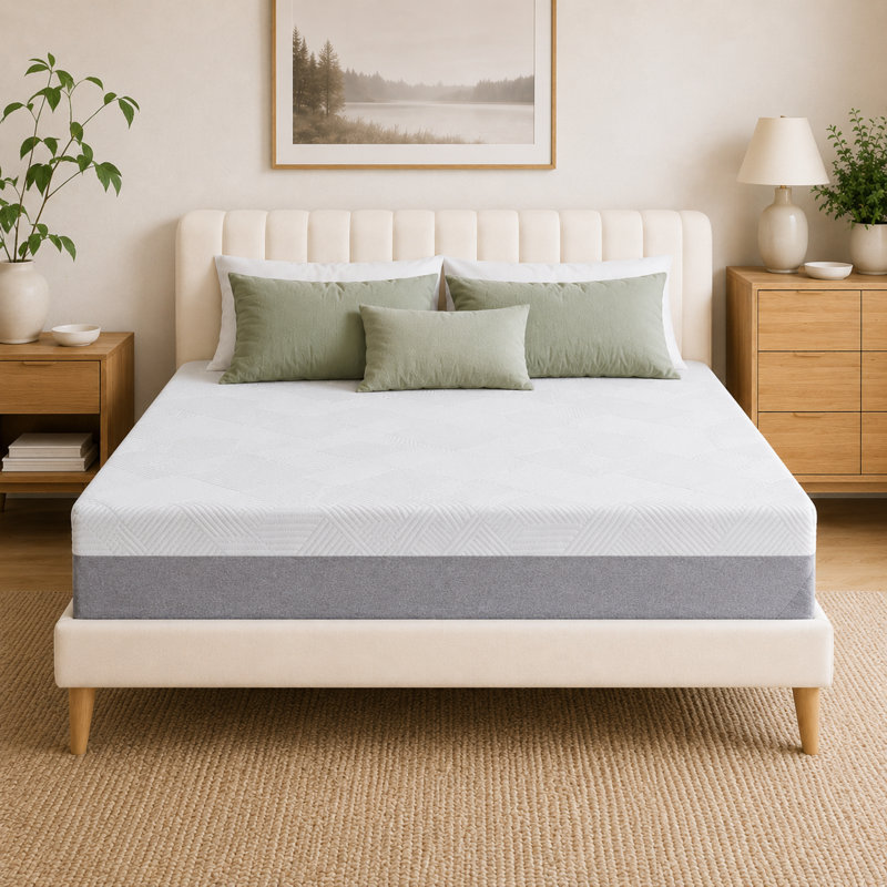 10 Inch  Queen Gel Memory Foam Large Mattress, Suitable For Cool Nights And Decompression, Medium Plush Mattress, 10", Queen